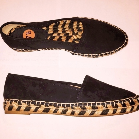 New FRYE Lee A Line Navy Suede Espadrilles - Picture 3 of 3